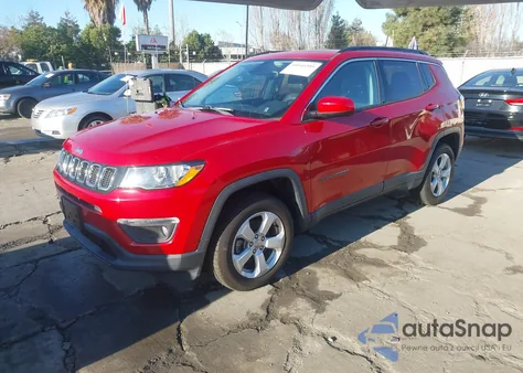2018 Jeep Compass Latitude 4X4 z USA, uszkodzony, nr VIN 3C4NJDBB3JT222318